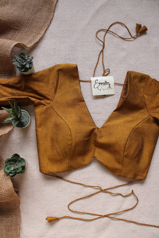 Yellow Shadow Blouse - Eternity by Sakshi