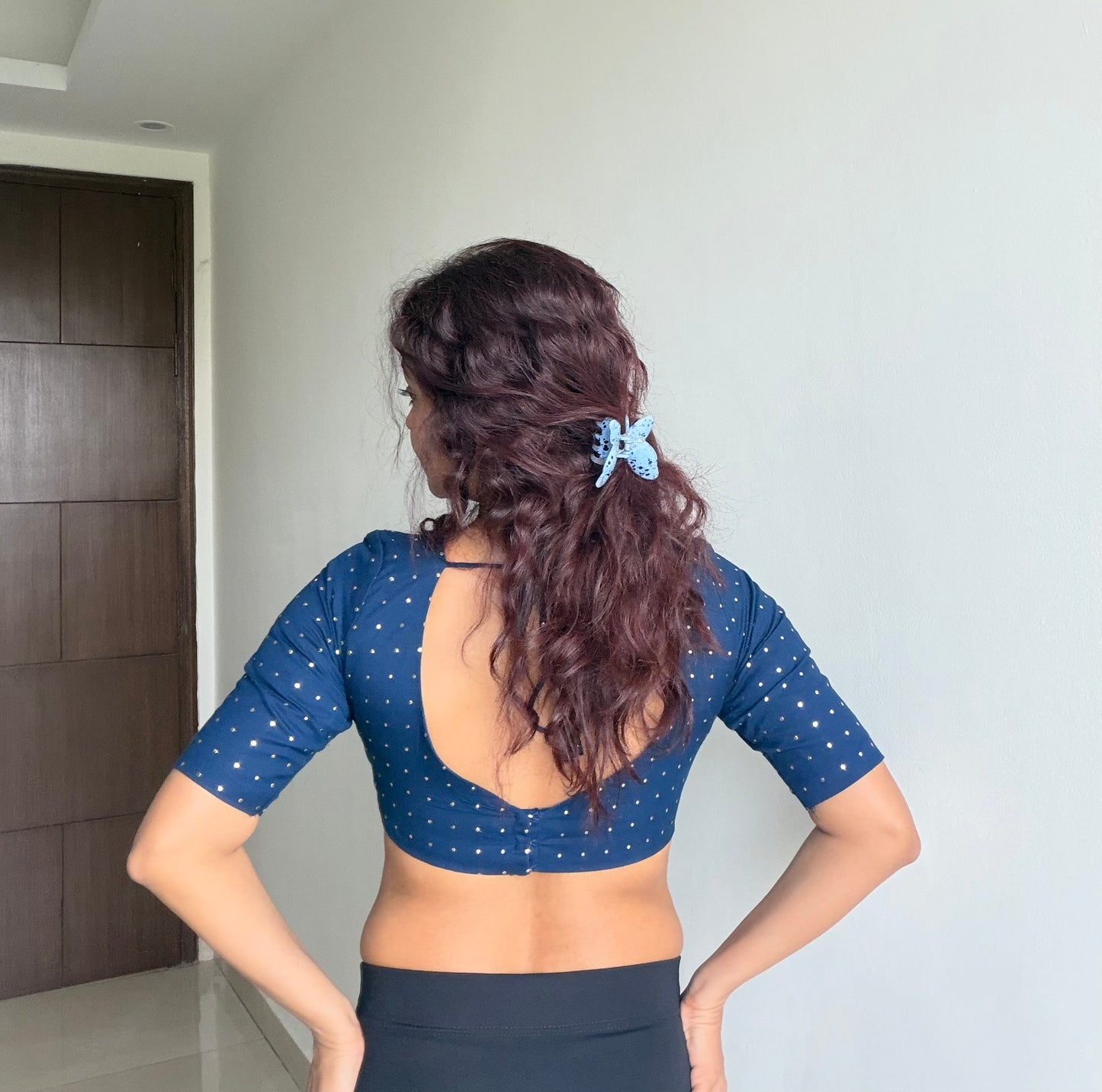Blue Gulkaari Blouse