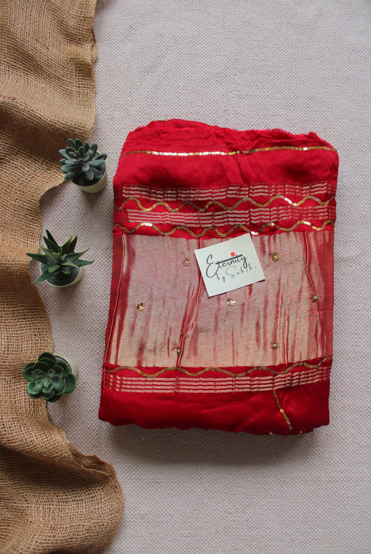 Heartbeat Modal Handwork Saree - Eternity by Sakshi