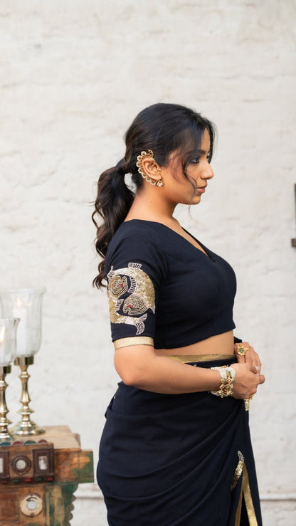 Midnight Jalpari Blouse - Eternity by Sakshi
