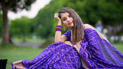 Purple Embrace Saree - Eternity by Sakshi