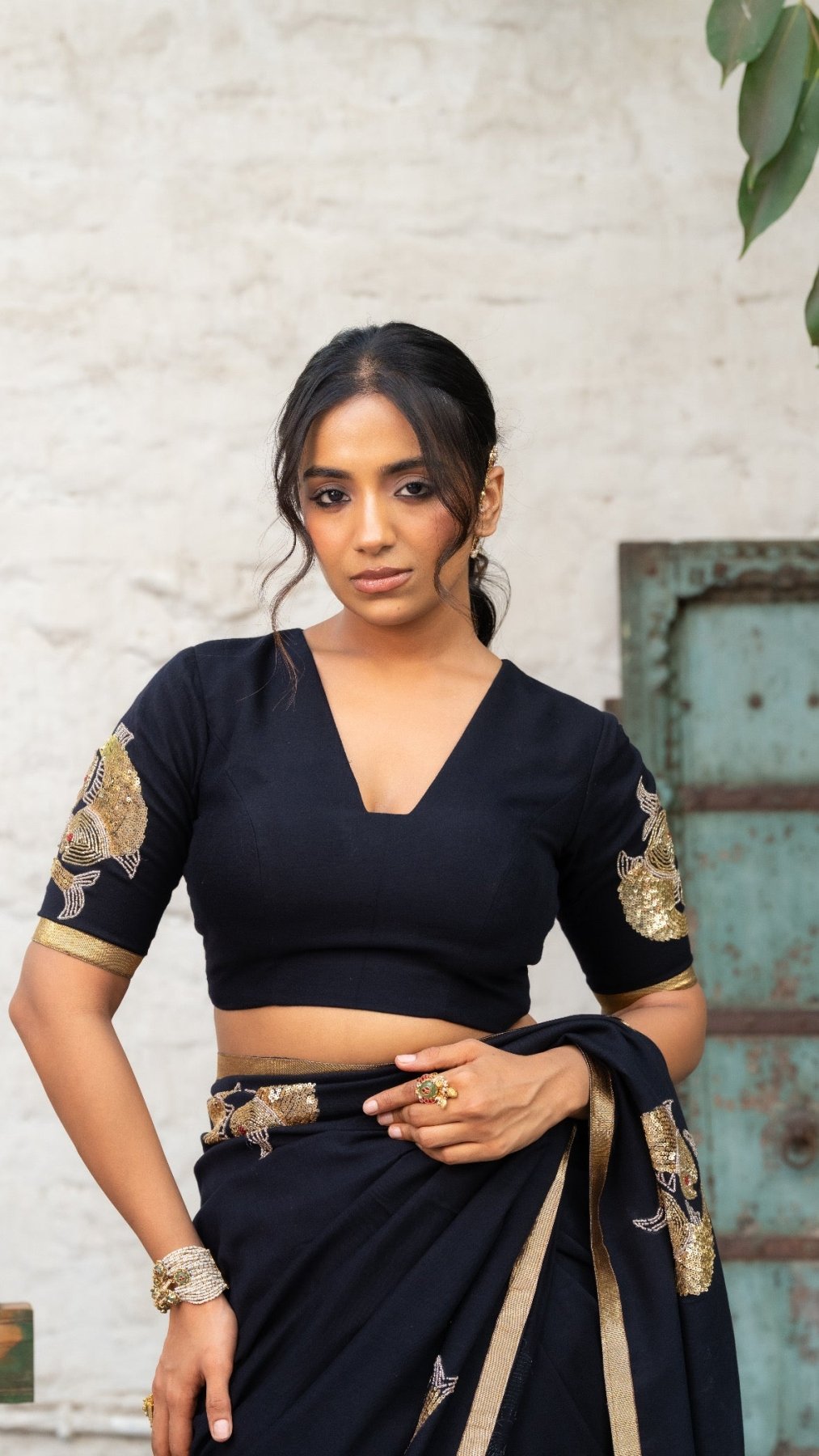 Midnight Jalpari Blouse - Eternity by Sakshi