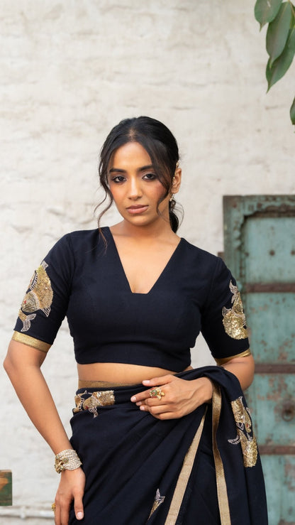 Midnight Jalpari Blouse - Eternity by Sakshi