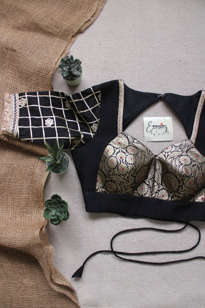 Dastoor Banarasi Patch Blouse