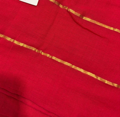 Red Suti Garage Saree - Eternity by Sakshi