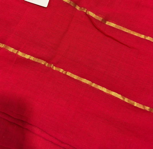 Red Suti Garage Saree - Eternity by Sakshi