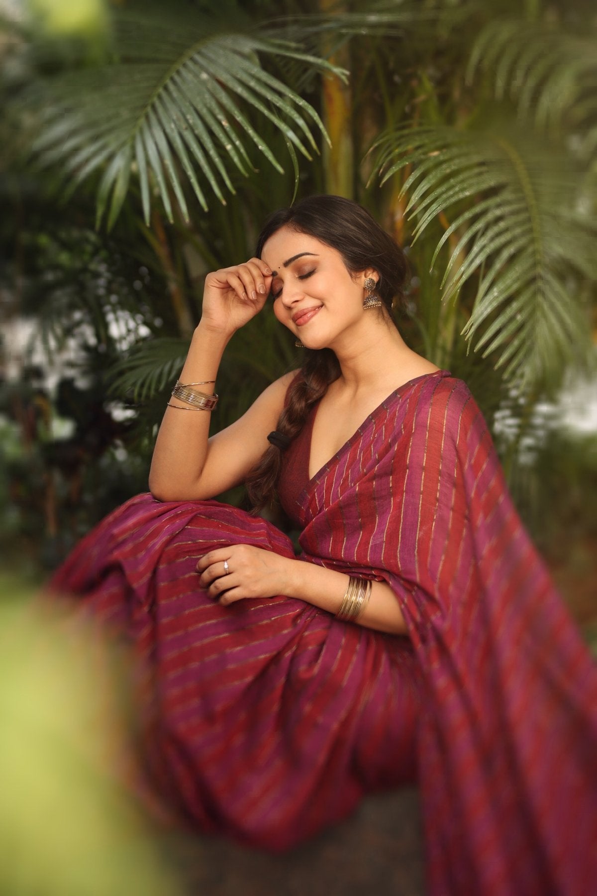 Gulaabi Silsila Saree - Eternity by Sakshi