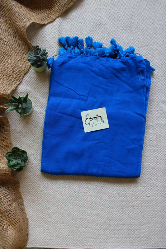 Royal Blue BREEZY SAREE - Eternity by Sakshi