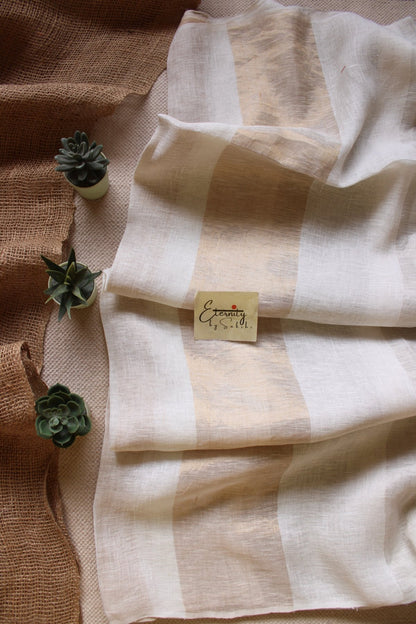 White Nayana Saree - Eternity by Sakshi