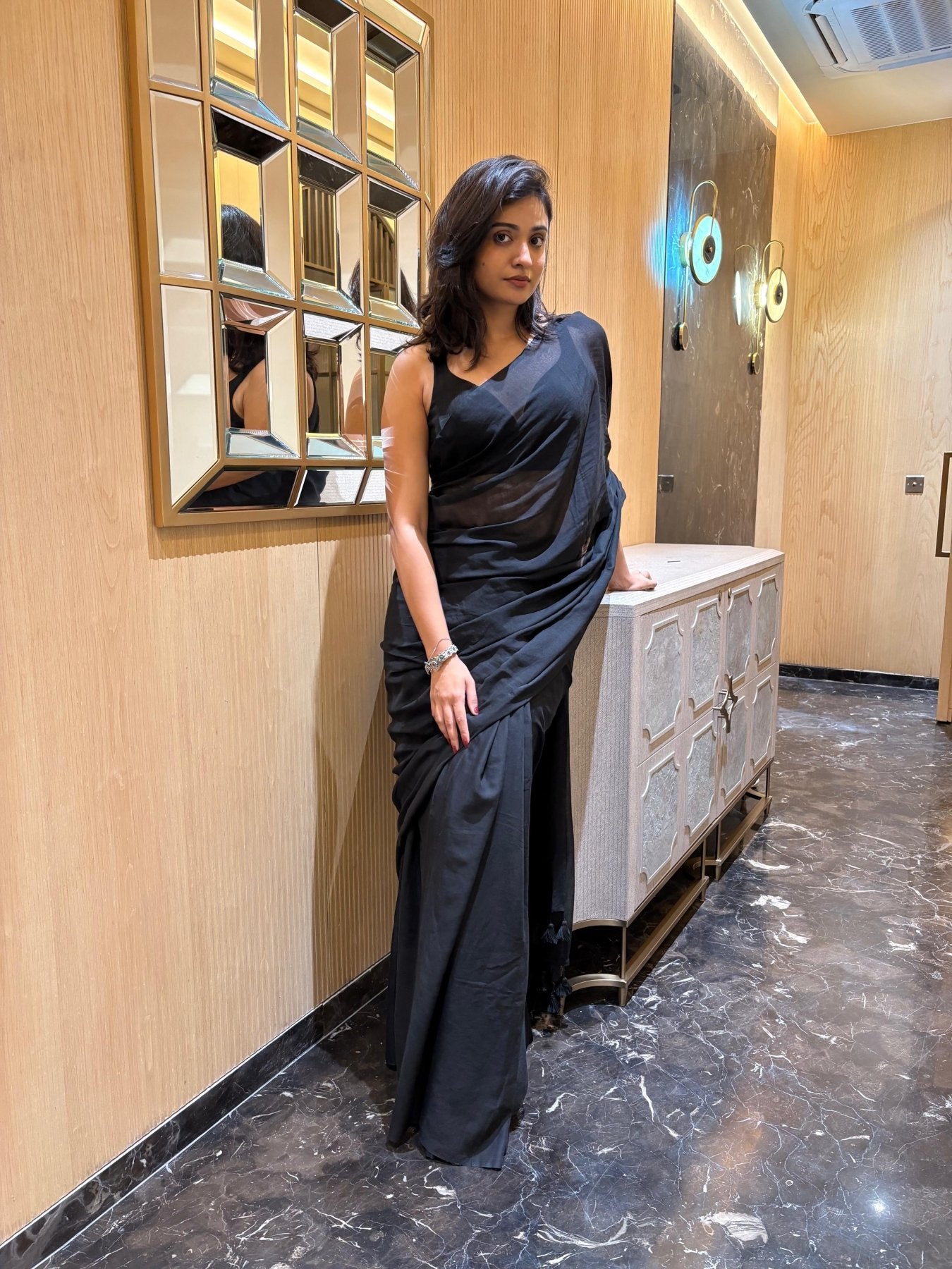 KOHL BREEZY SAREE - Eternity by Sakshi