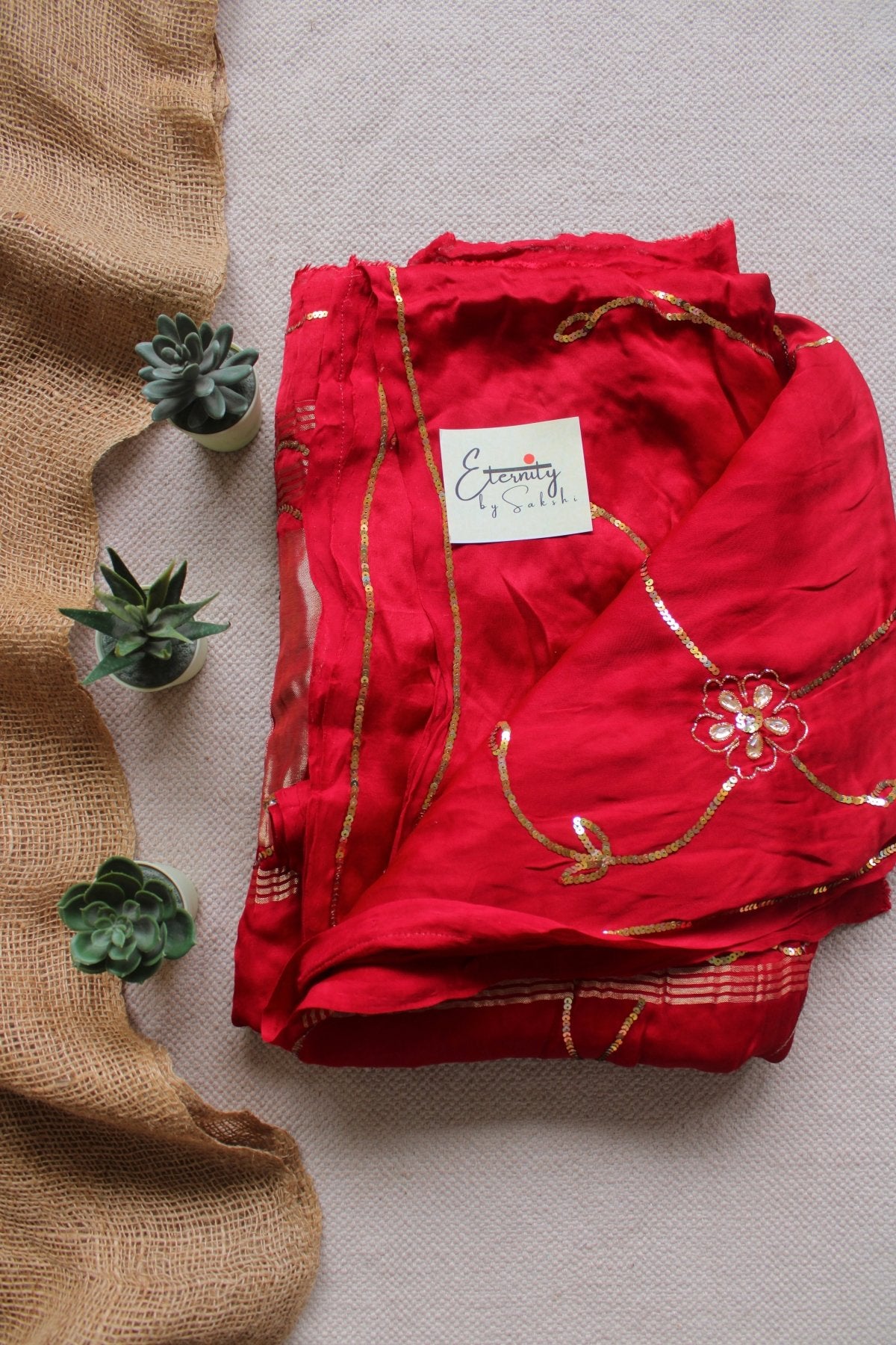 Heartbeat Modal Handwork Saree - Eternity by Sakshi