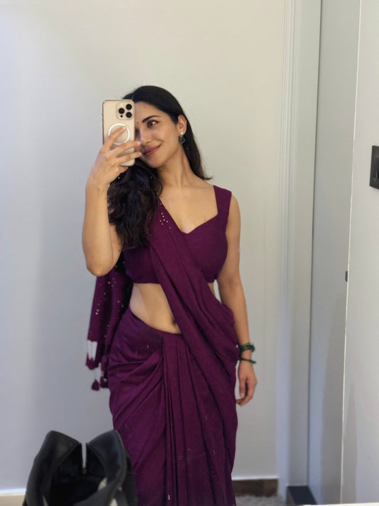 Rosy Rozana Saree - Eternity by Sakshi