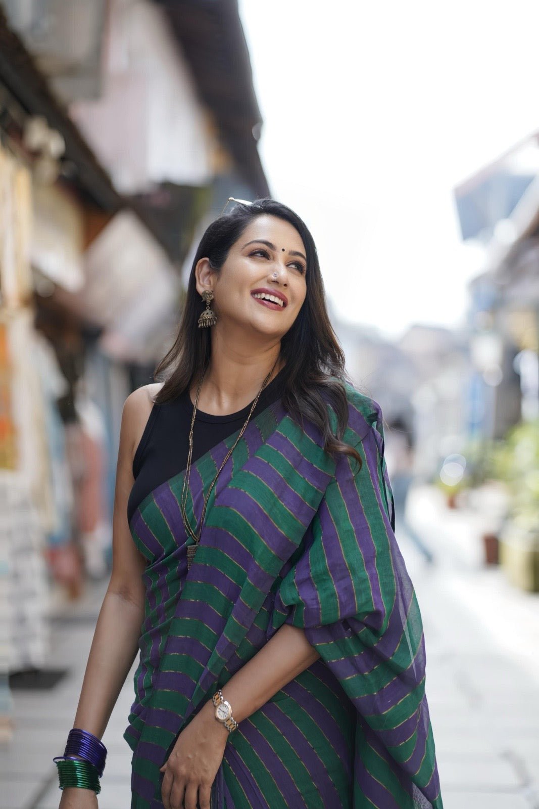 Green Silsila Saree - Eternity by Sakshi