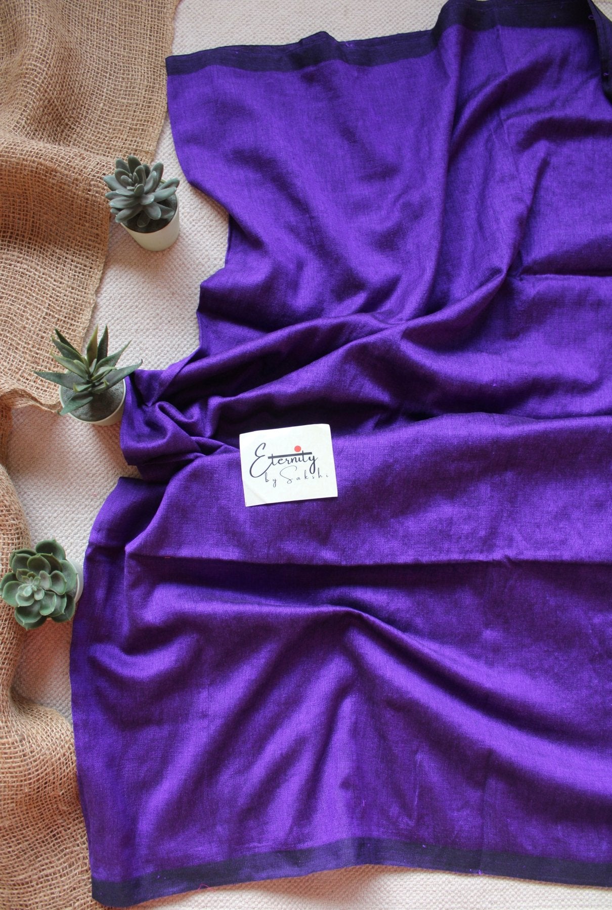 Purple Ramya Saree - Eternity by Sakshi