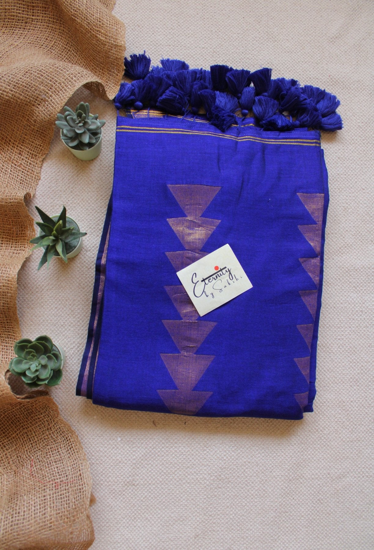 Blue Dua Saree - Eternity by Sakshi