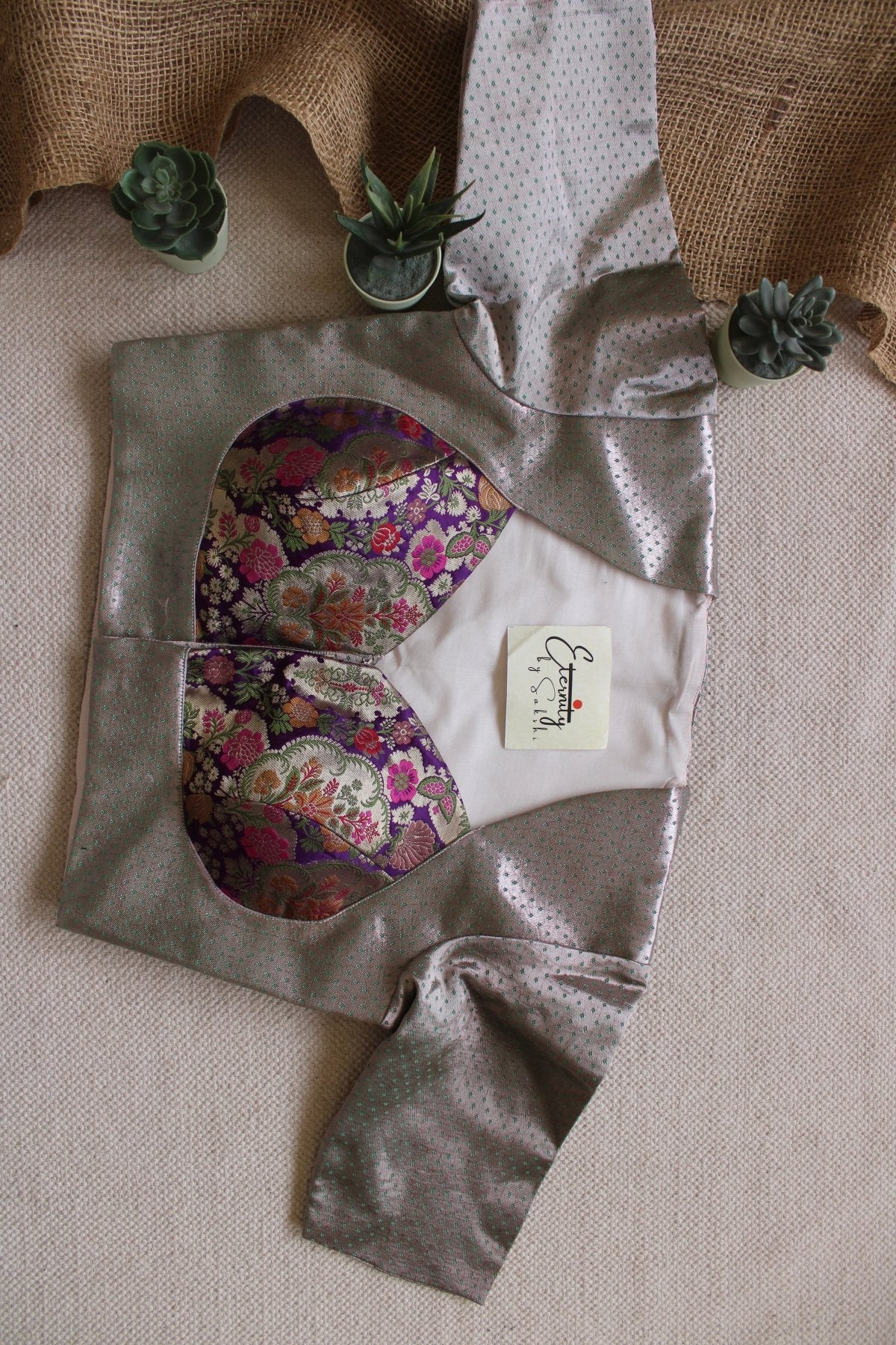 Gul Patch Blouse - Eternity by Sakshi