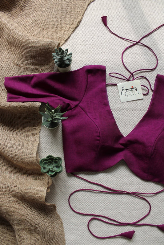 Rosy Shadow Blouse - Eternity by Sakshi