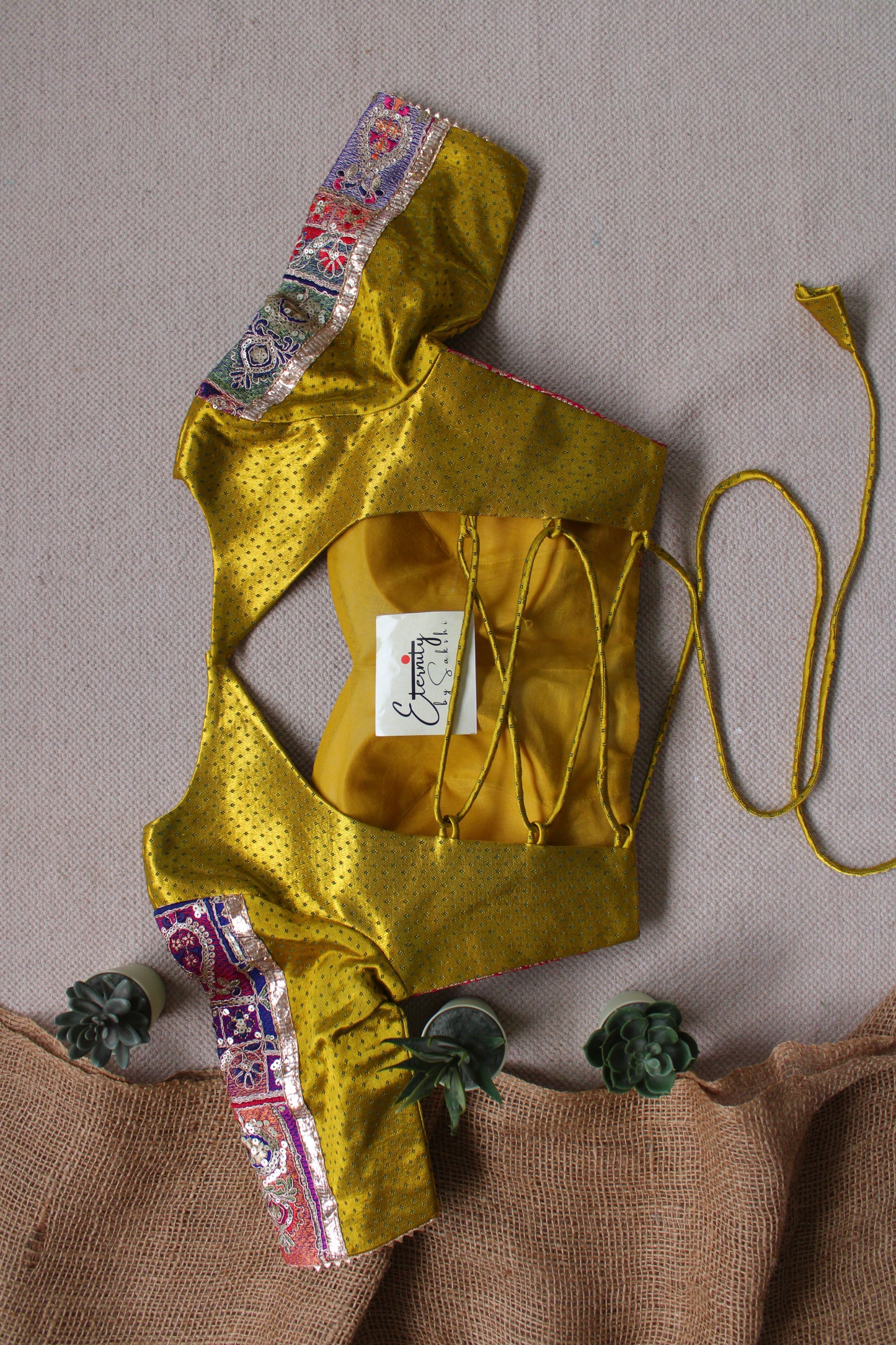Peela Navratri Noor Blouse