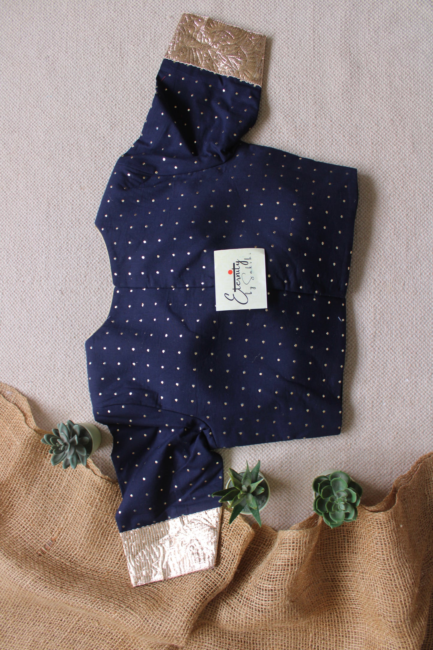 Blue Navratri Amba Blouse