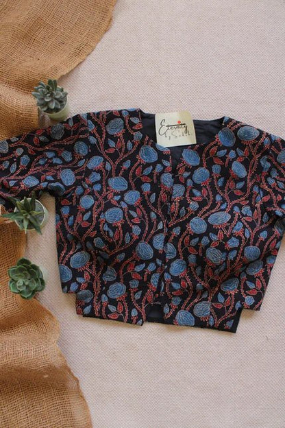 Midnight Rosevine Blouse - Eternity by Sakshi