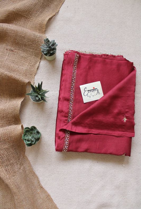 Maroon Nazrana Saree - Eternity by Sakshi