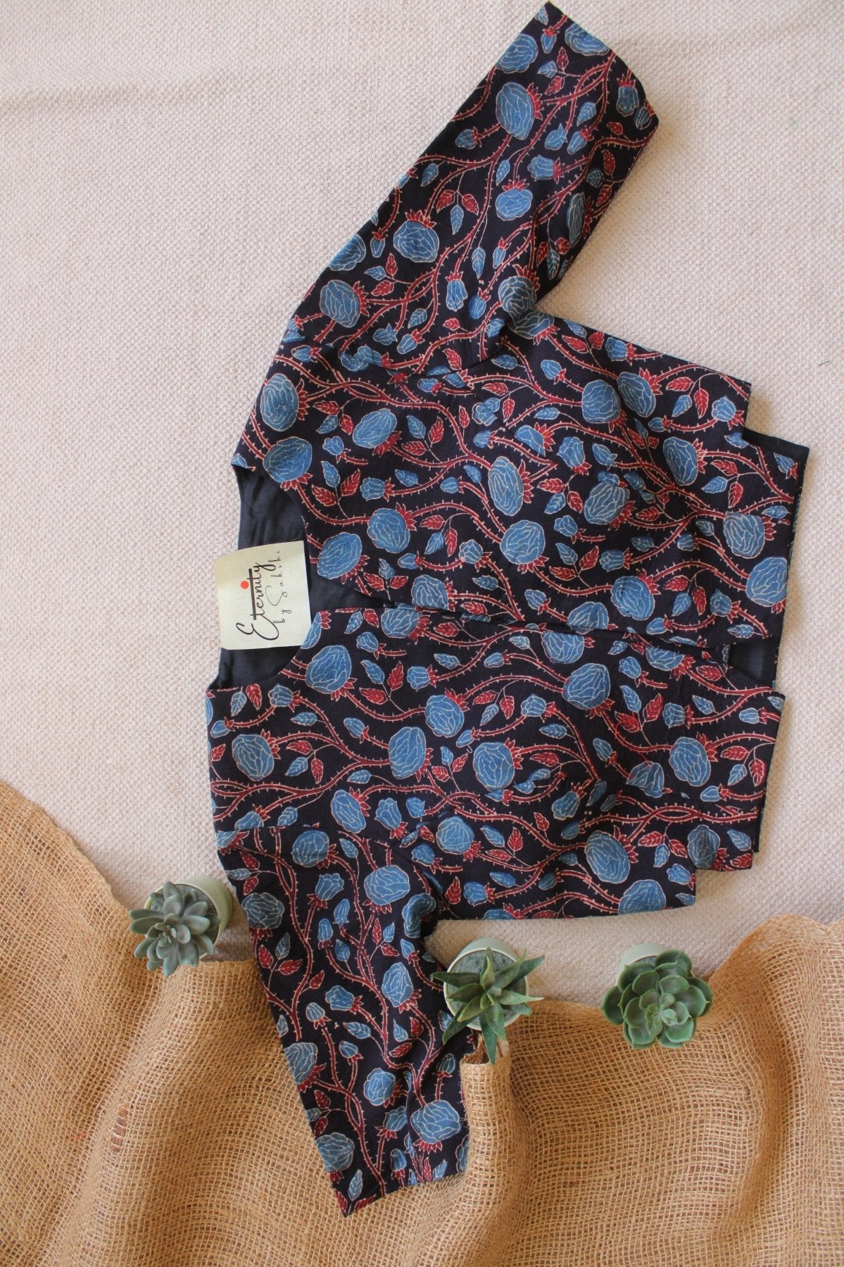 Midnight Rosevine Blouse - Eternity by Sakshi
