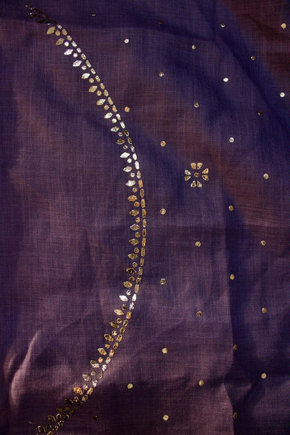 Purple Linen Unstitched Mens Kurta Fabric 01