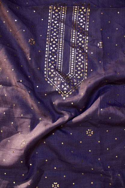 Purple Linen Unstitched Mens Kurta Fabric 01