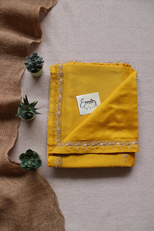 Yellow Nazrana Saree - Eternity by Sakshi