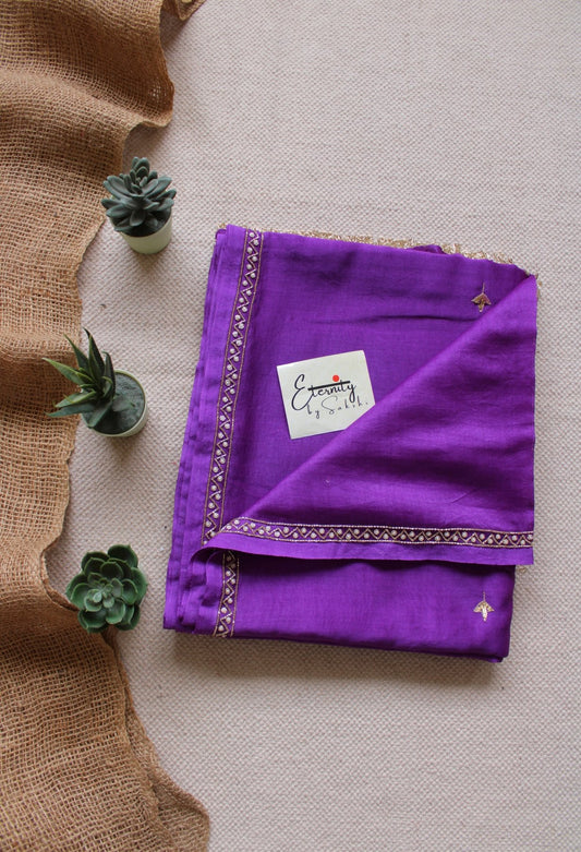 Purple Nazrana Saree - Eternity by Sakshi