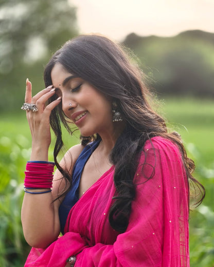 Pink Tara Saree - Eternity by Sakshi