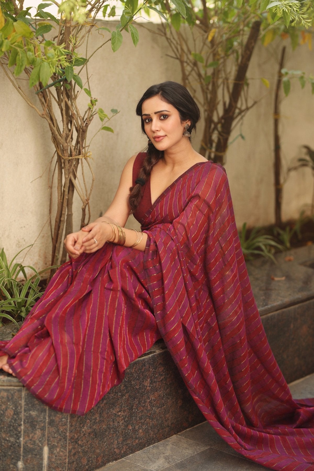 Gulaabi Silsila Saree - Eternity by Sakshi