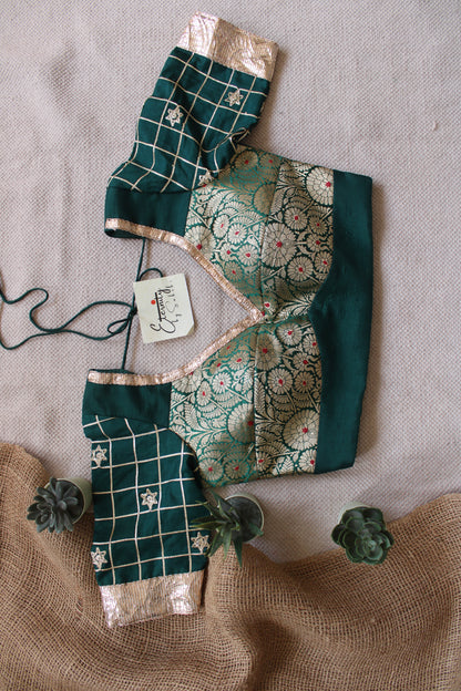 Green Patch Blouse