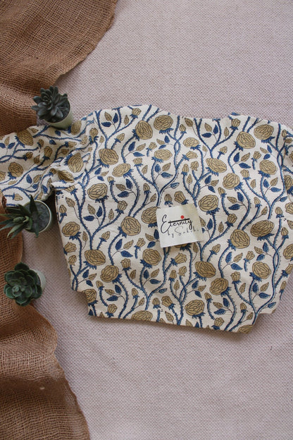 White Blossom Rosevine Blouse - Eternity by Sakshi