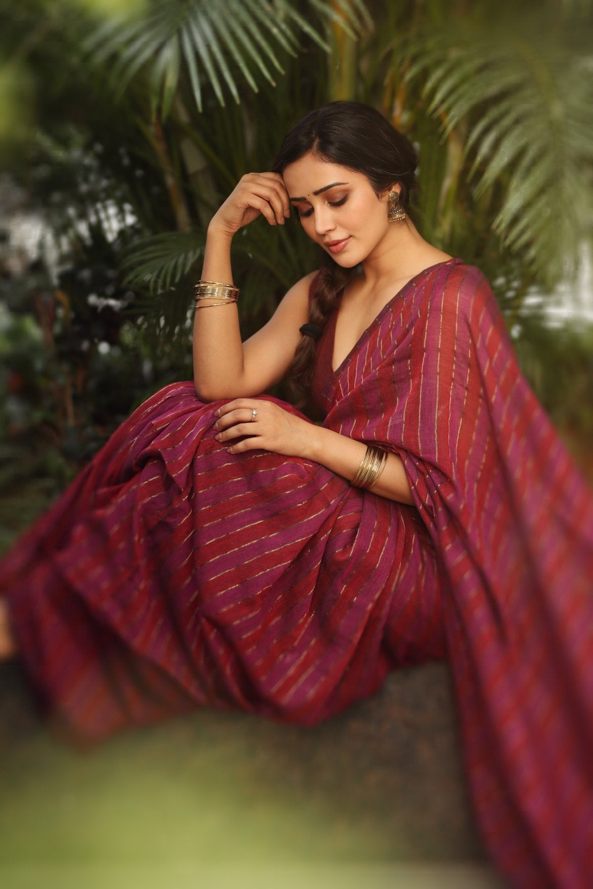 Gulaabi Silsila Saree - Eternity by Sakshi