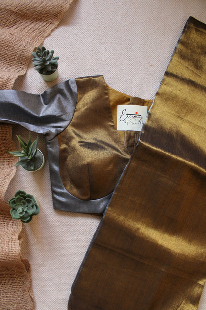 Chandi Sona Saree + Chandi Sona Blouse Combo - Eternity by Sakshi