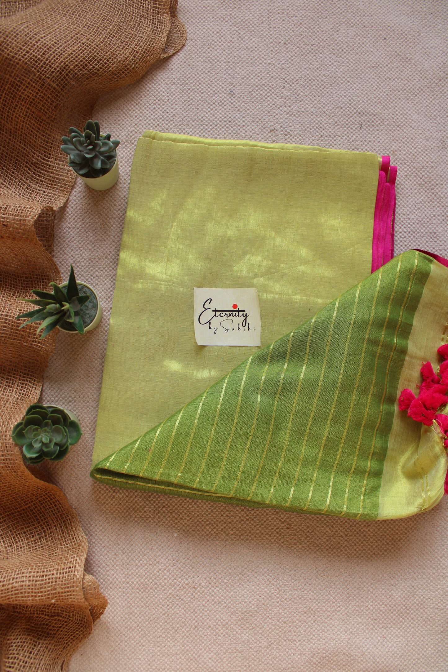 Green Begum Saree