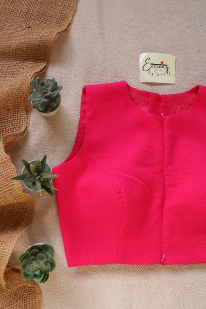 Pink Double Zip Mood Blouse - Eternity by Sakshi