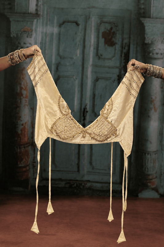 Rose Vanilla Pink Aangi Blouse - Eternity by Sakshi