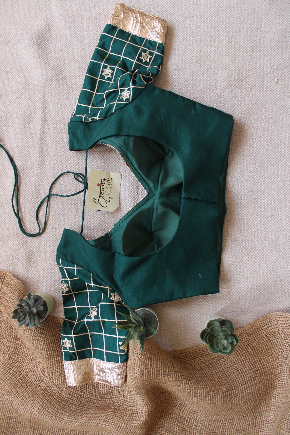 Green Patch Blouse