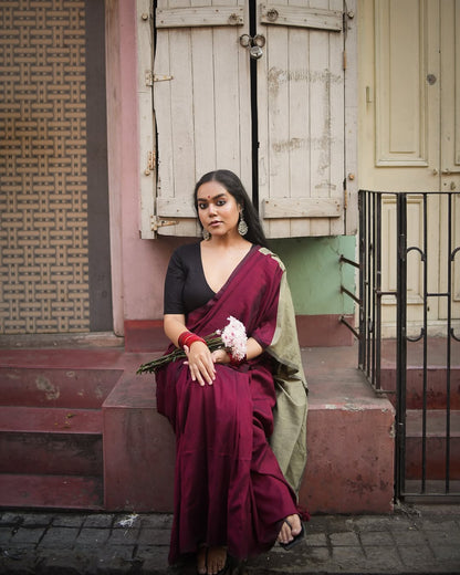 Beet Office saree