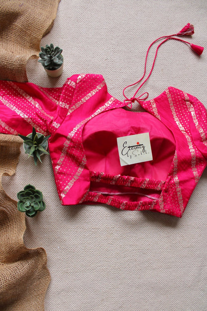 Rose Elastic Blouse - Eternity by Sakshi