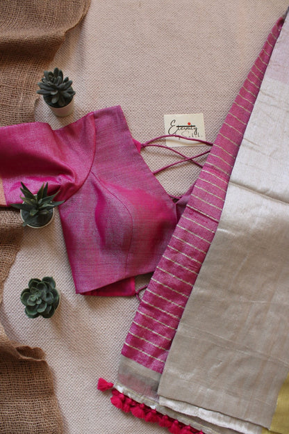 Gulzar Saree + Gulzar Blouse Combo - Eternity by Sakshi