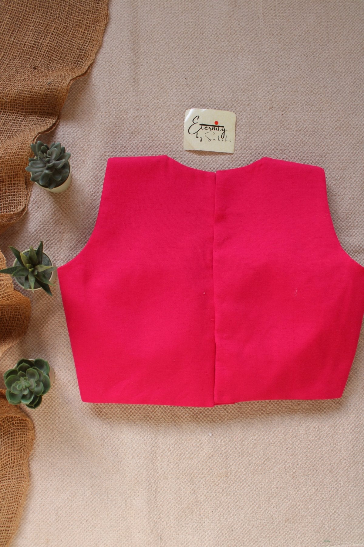 Pink Double Zip Mood Blouse - Eternity by Sakshi