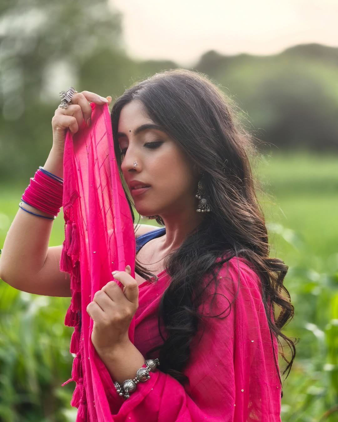 Pink Tara Saree - Eternity by Sakshi