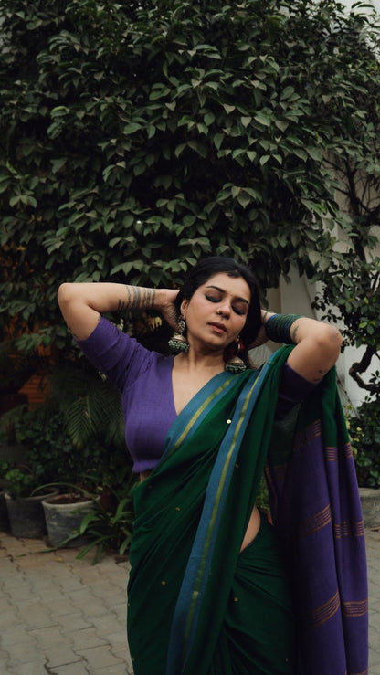 Green Varnika Saree - Eternity by Sakshi