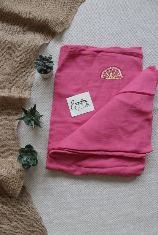 Pink Summer Watermelon Saree - Eternity by Sakshi
