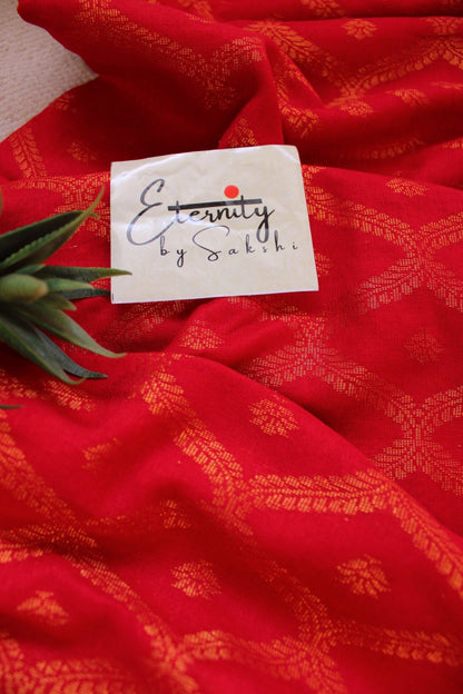 Red Embrace Saree - Eternity by Sakshi