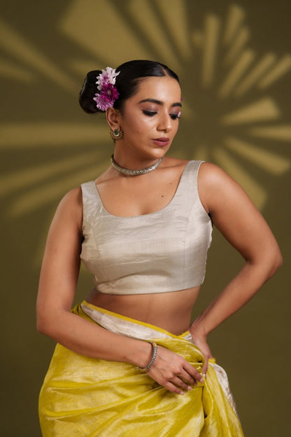 Silver Noorie Blouse - Eternity by Sakshi