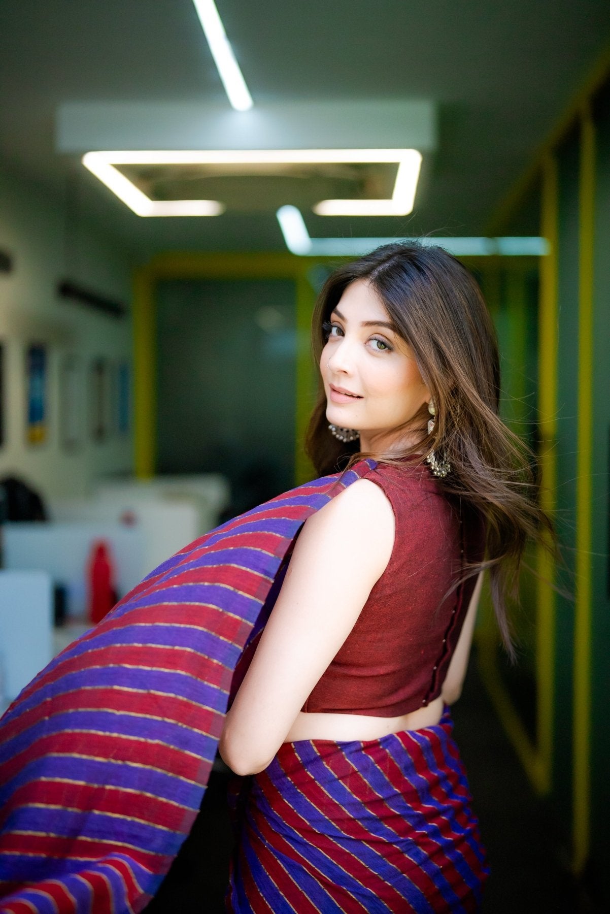 Mulberry Silsila Saree - Eternity by Sakshi